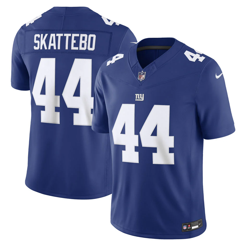 NFL New York Giants Cameron Skattebo Nike Vapor F.U.S.E. Stitched Limited Jersey - Blue