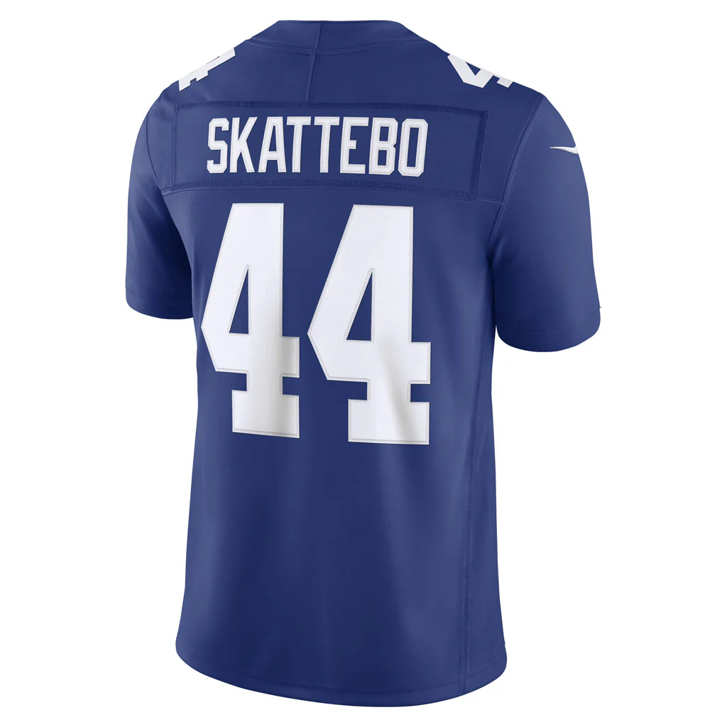 NFL New York Giants Cameron Skattebo Nike Vapor F.U.S.E. Stitched Limited Jersey - Blue - Image 3