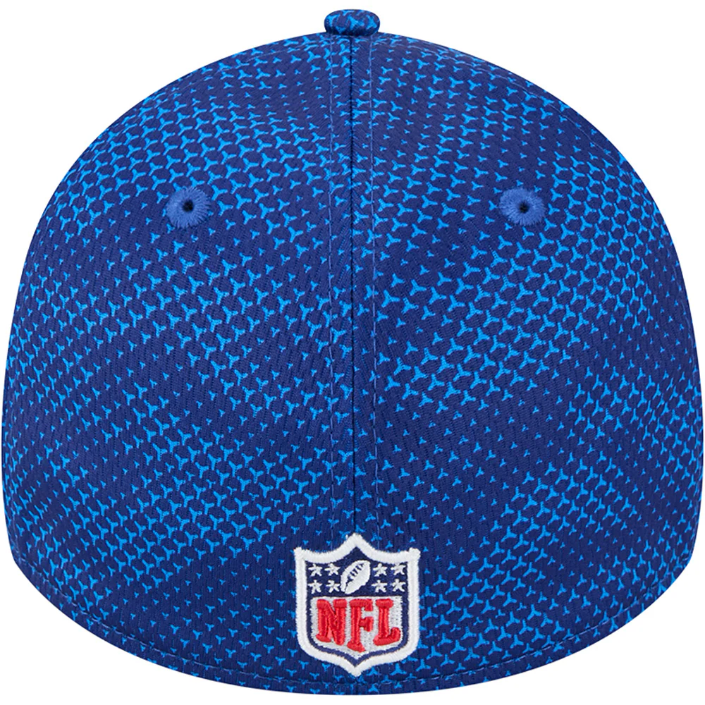 NFL New York Giants New Era 2024/25 Sideline 39THIRTY Flex Fit Hat - Blue - Image 4