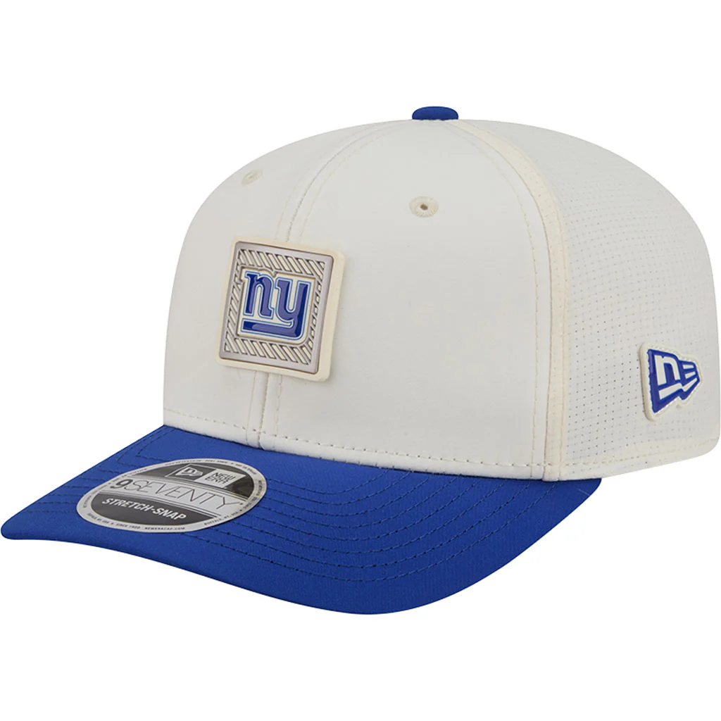 NFL New York Giants New Era 2026 Training 9SEVENTY Stretch Snapback Hat - Cream
