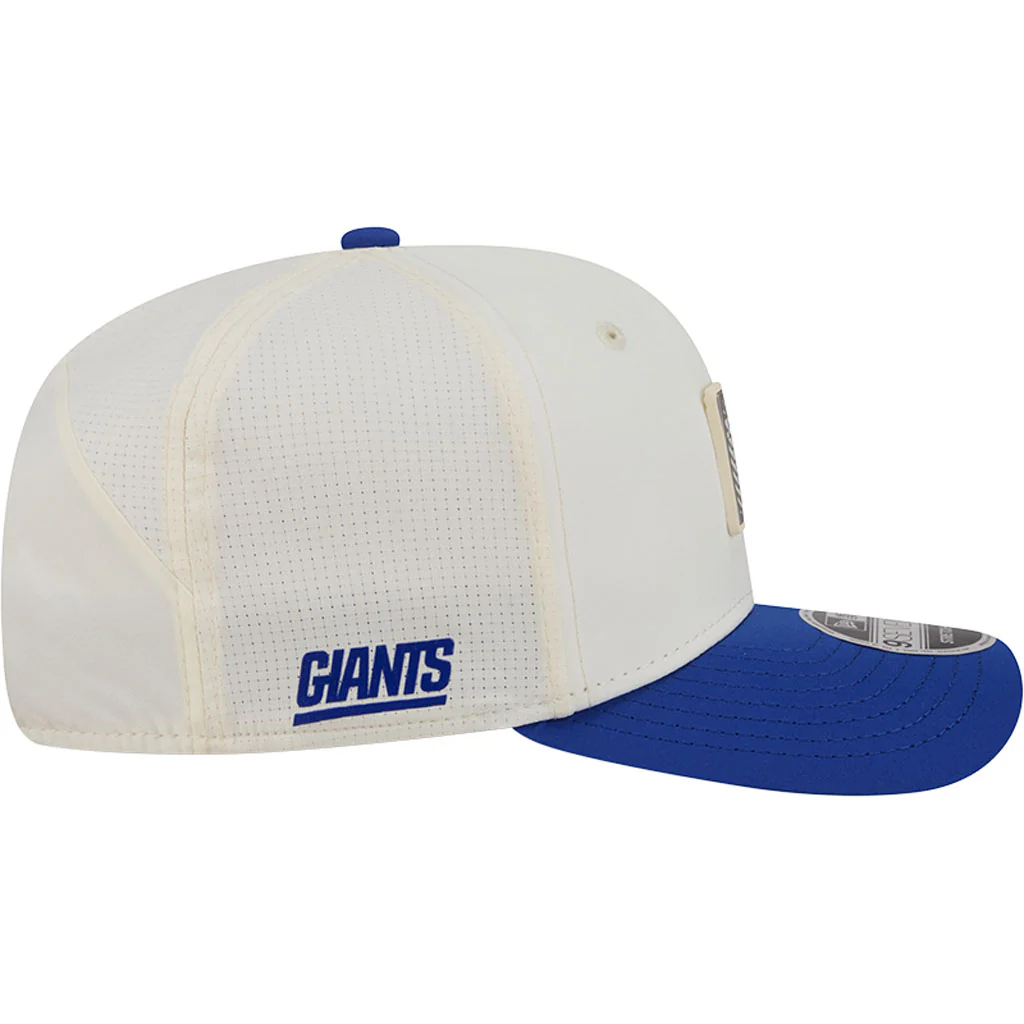 NFL New York Giants New Era 2026 Training 9SEVENTY Stretch Snapback Hat - Cream - Image 5