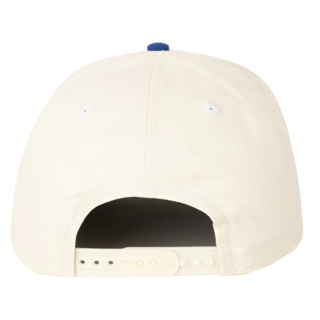 NFL New York Giants New Era Two-Tone Primary Team Color 9FIFTY A-Frame Snapback Hat - Cream - Image 2