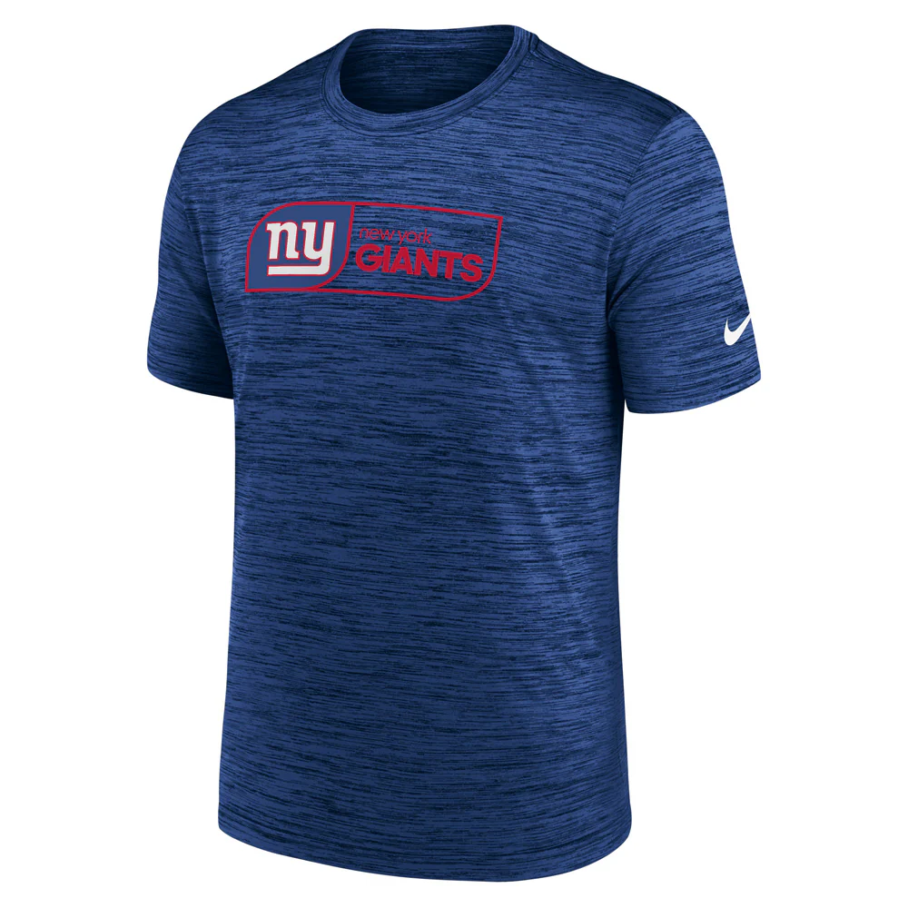 NFL New York Giants Nike Jock Tag Velocity T-Shirt - Blue - Image 2