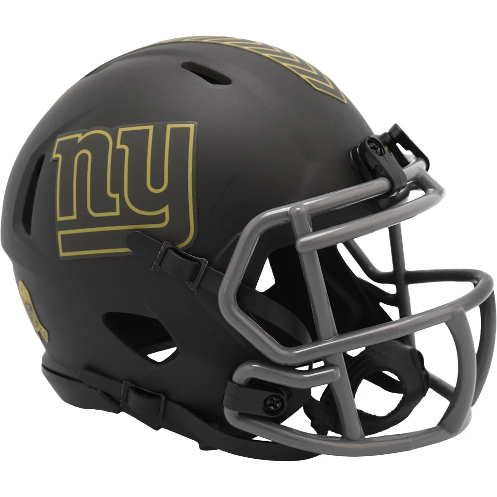 NFL New York Giants Riddell 2025 Salute to Service Mini Speed Helmet - Green