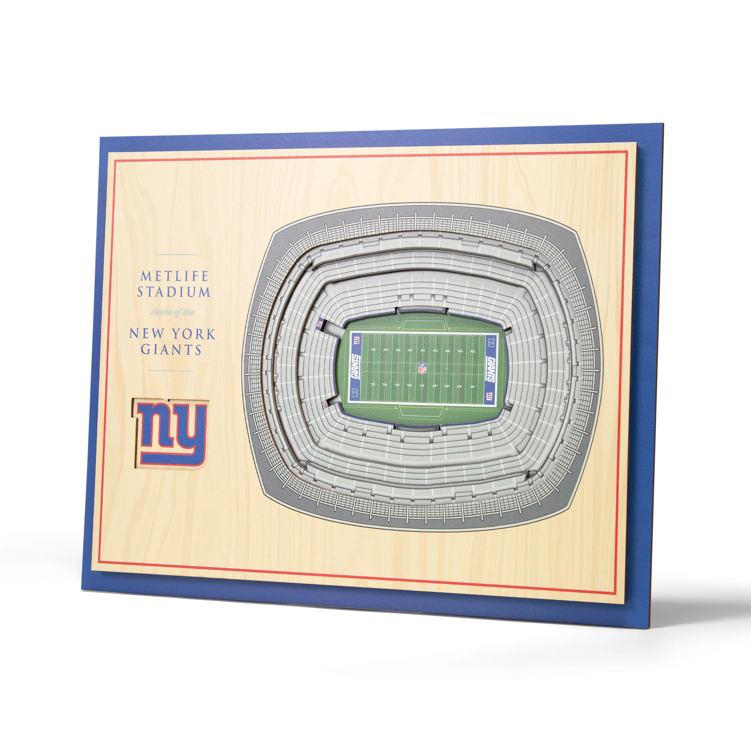 NFL New York Giants You the fan 5-Layer Stadium View Wall Art