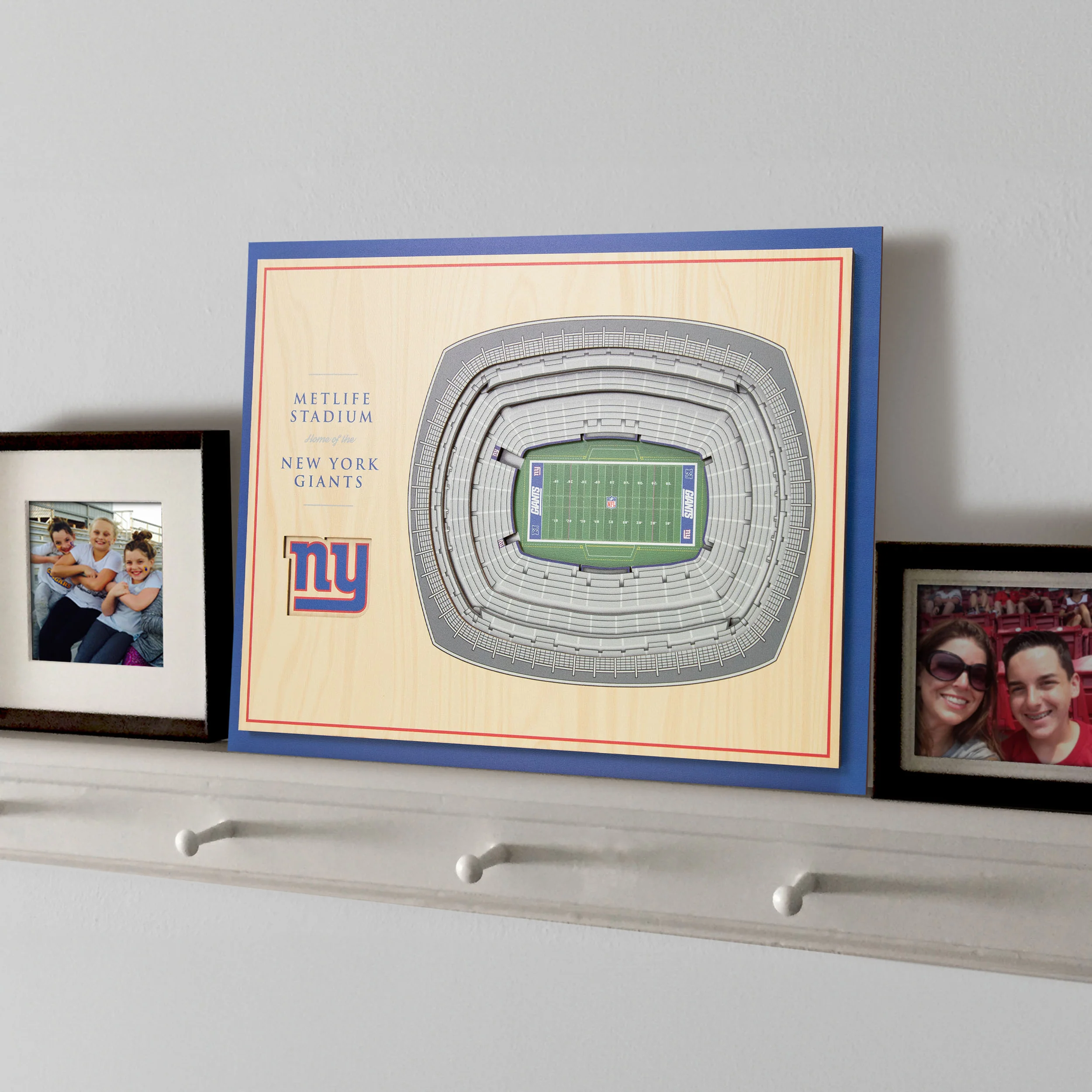 NFL New York Giants You the fan 5-Layer Stadium View Wall Art - Image 2