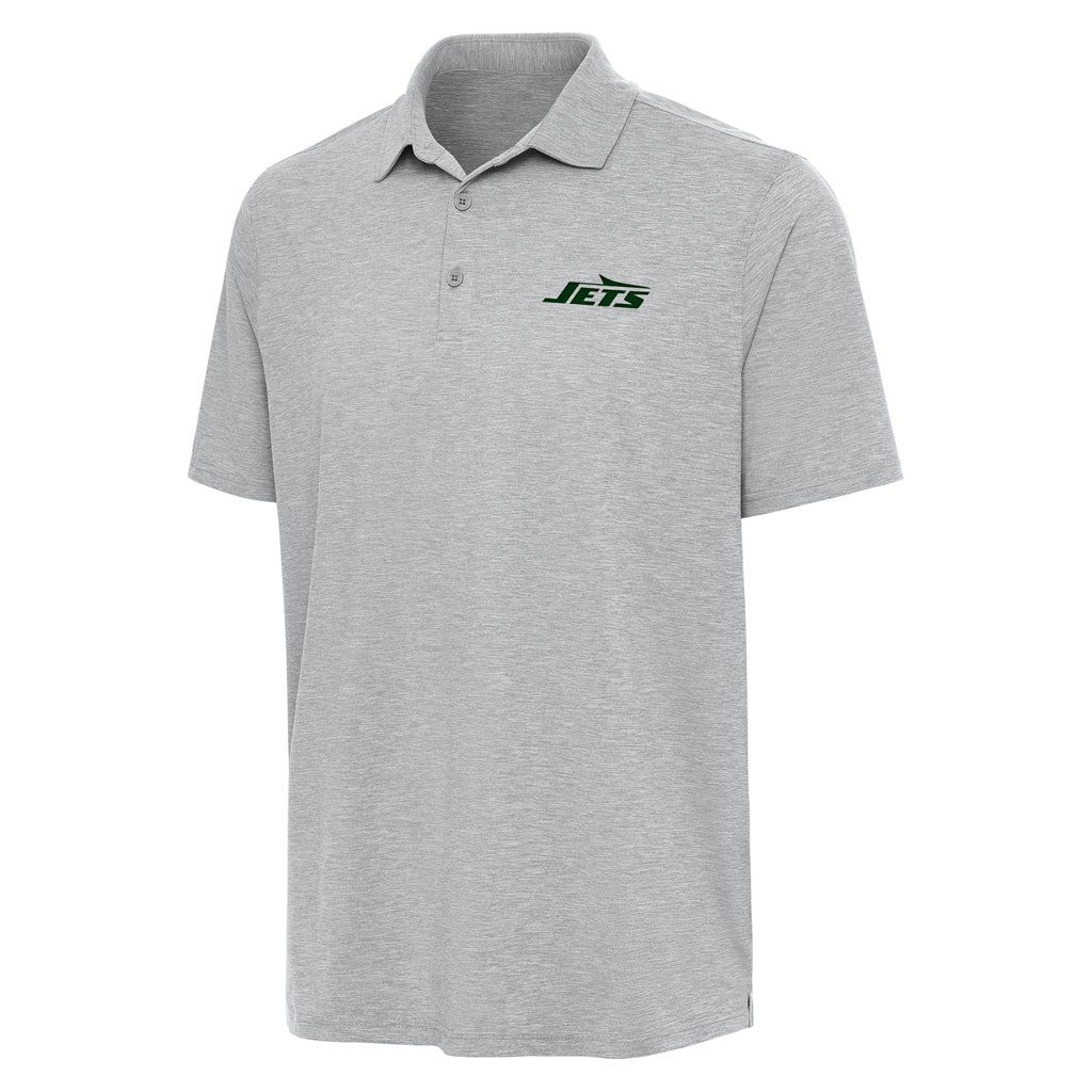NFL New York Jets Antigua Par 3 Polo - Gray