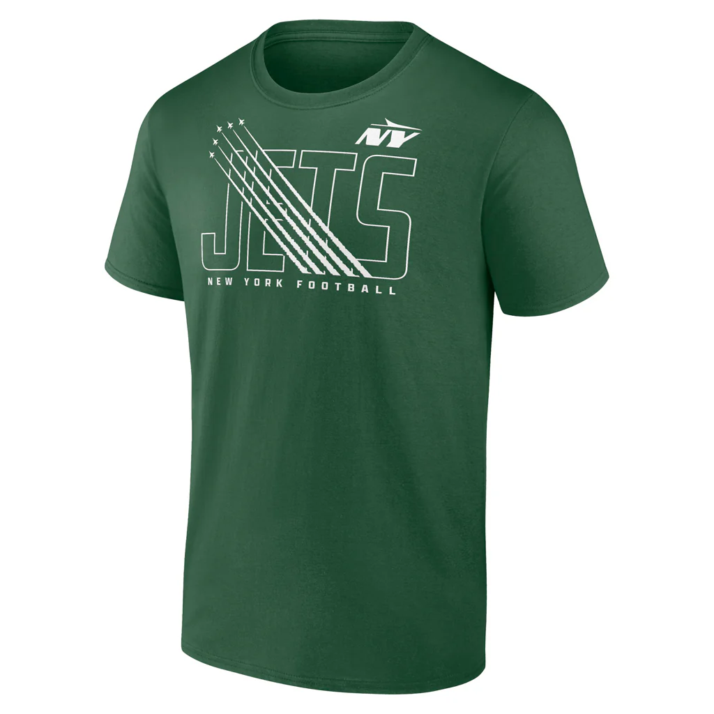NFL New York Jets Fanatics Rushing Yards T-Shirt - Image 2