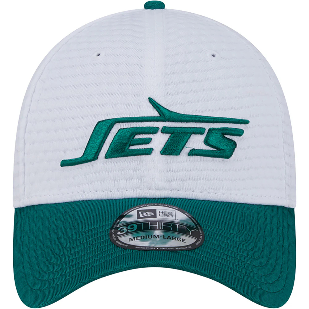 NFL New York Jets New Era 2024 Training 39THIRTY Flex Fit Hat - White - Image 3