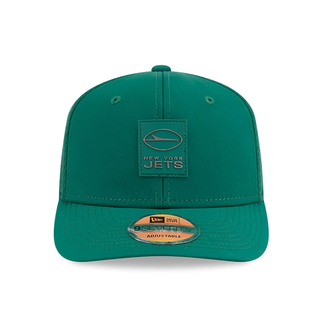 NFL New York Jets New Era 2025 Sideline 9SEVENTY Stretch-Snapback Hat - Green - Image 3
