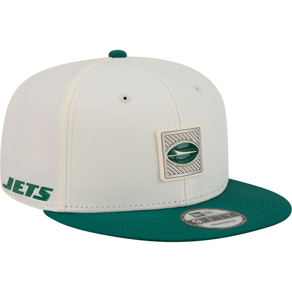NFL New York Jets New Era 2026 Training 9FIFTY Snapback Hat - Cream - Image 2