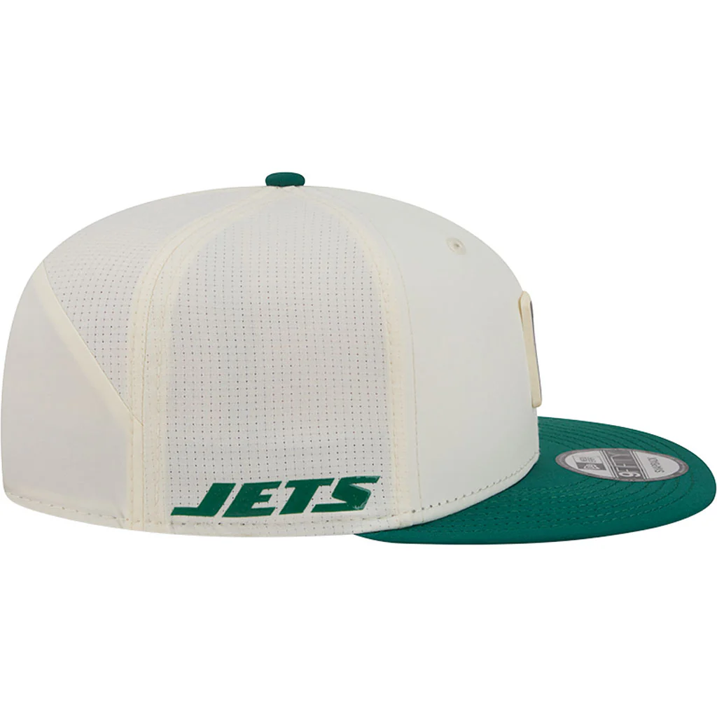 NFL New York Jets New Era 2026 Training 9FIFTY Snapback Hat - Cream - Image 5