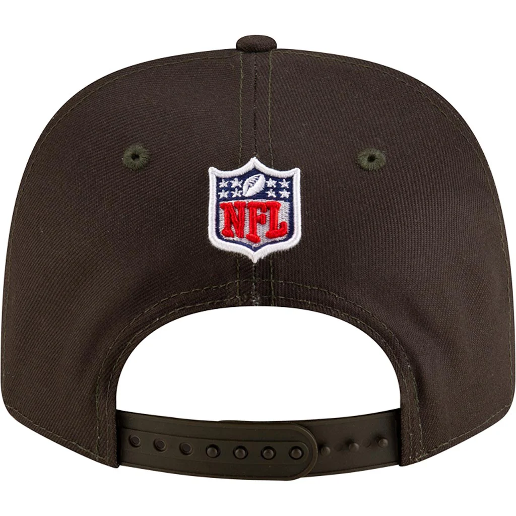 NFL New York Jets New Era Rivalries Onfield 9SEVENTY Snapback Hat - Brown - Image 4