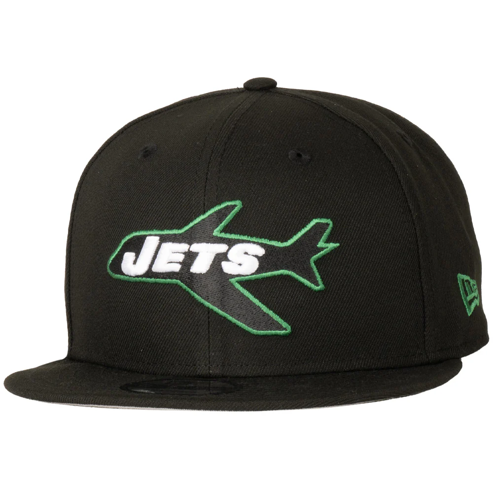 NFL New York Jets New Era Team Color Pop 9FIFTY Snapback Hat - Black
