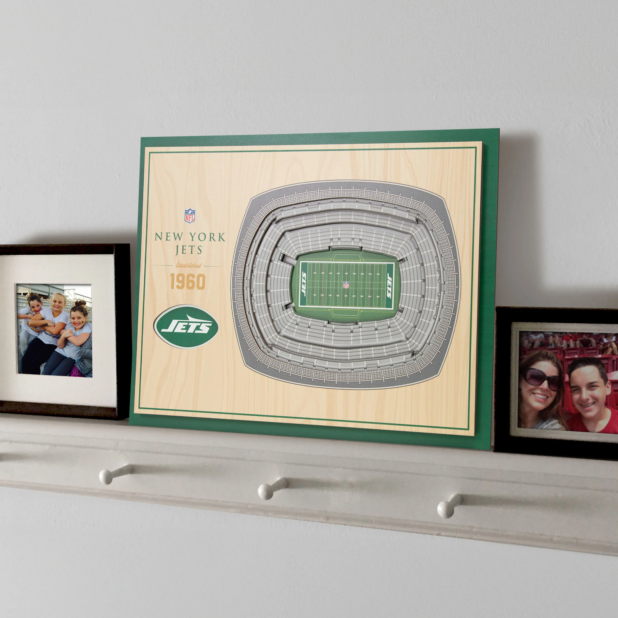 NFL New York Jets You the fan 5-Layer Stadium View Wall Art - Image 2