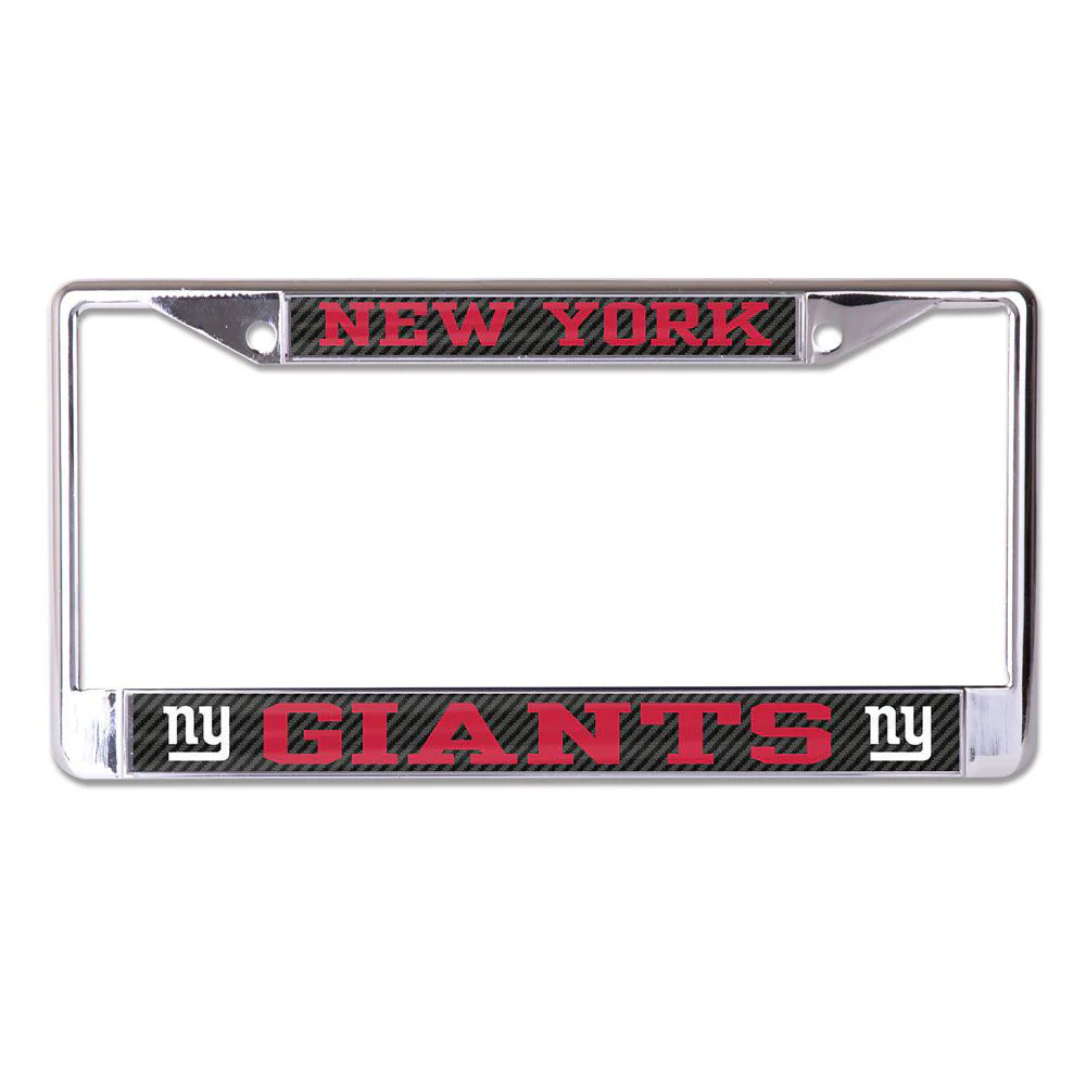NFL New York Giants WinCraft Carbon License Plate Frame