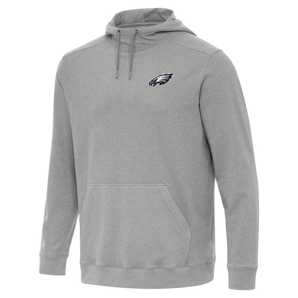 NFL Philadelphia Eagles Antigua Cloud Pullover Hoodie - Heather gray