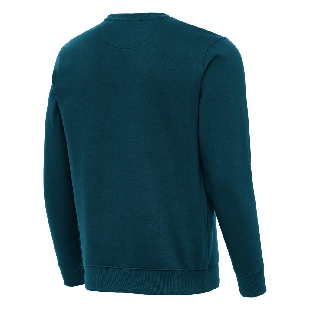 NFL Philadelphia Eagles Antigua Full Front Victory Crewneck Sweater - Teal - Image 2