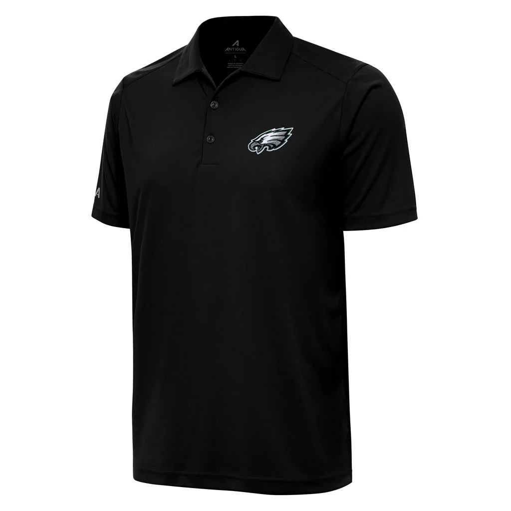 NFL Philadelphia Eagles Antigua Tribute Polo - Black
