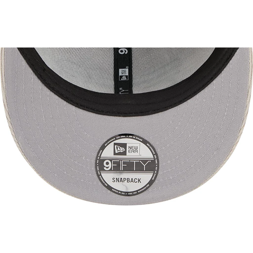 NFL Philadelphia Eagles New Era Corduroy Rope 9FIFTY Snapback Hat - Gray - Image 5