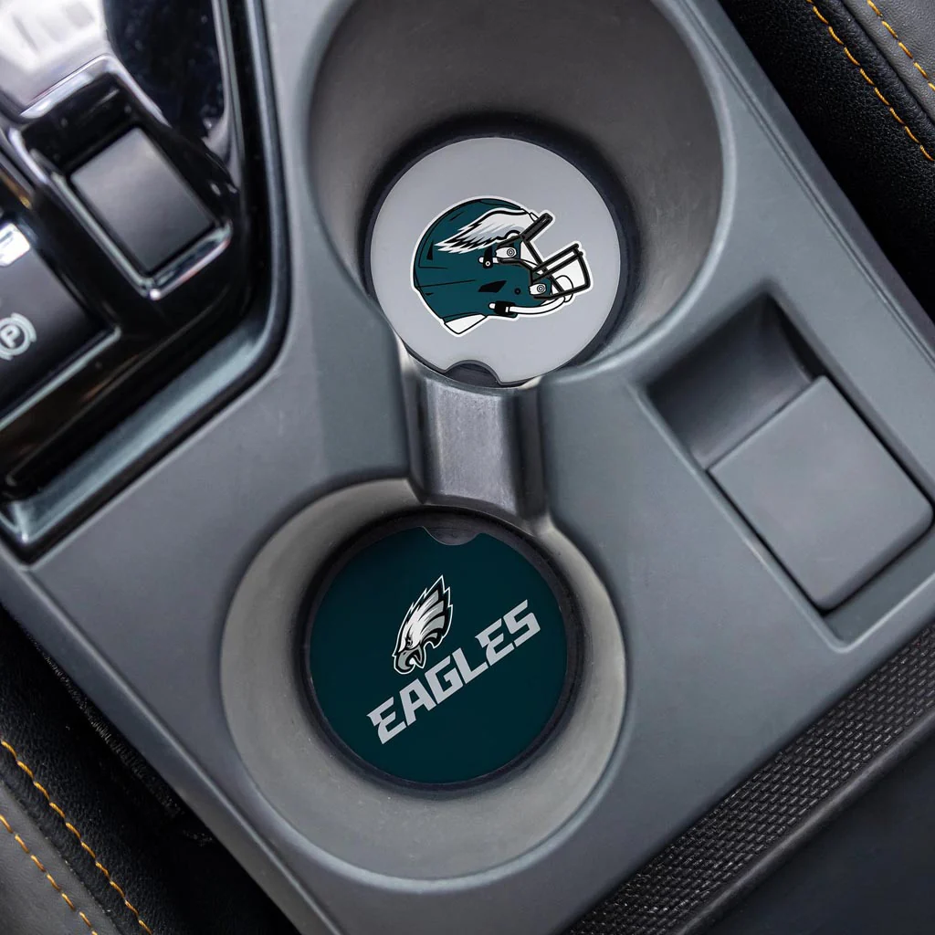 NFL Philadelphia Eagles Evergreen 2-Pack Car Coasters - Image 2
