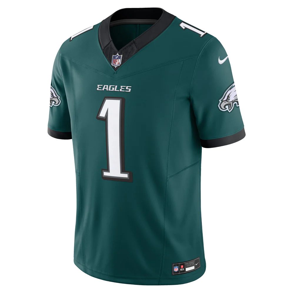 NFL Philadelphia Eagles Jalen Hurts Nike Home Vapor F.U.S.E Limited Jersey - Green - Image 2