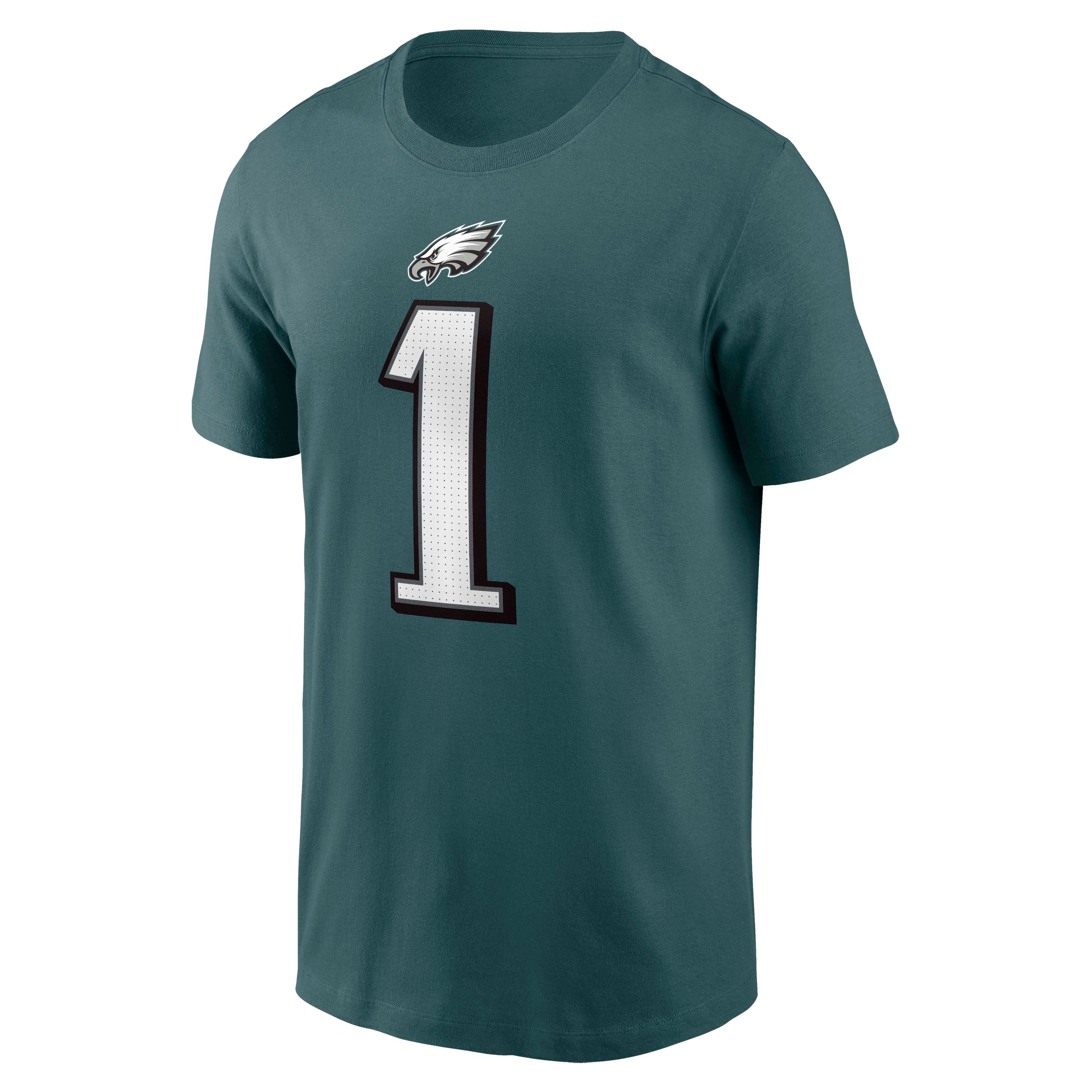 NFL Philadelphia Eagles Jalen Hurts Nike Name & Number T-Shirt - Green - Image 2
