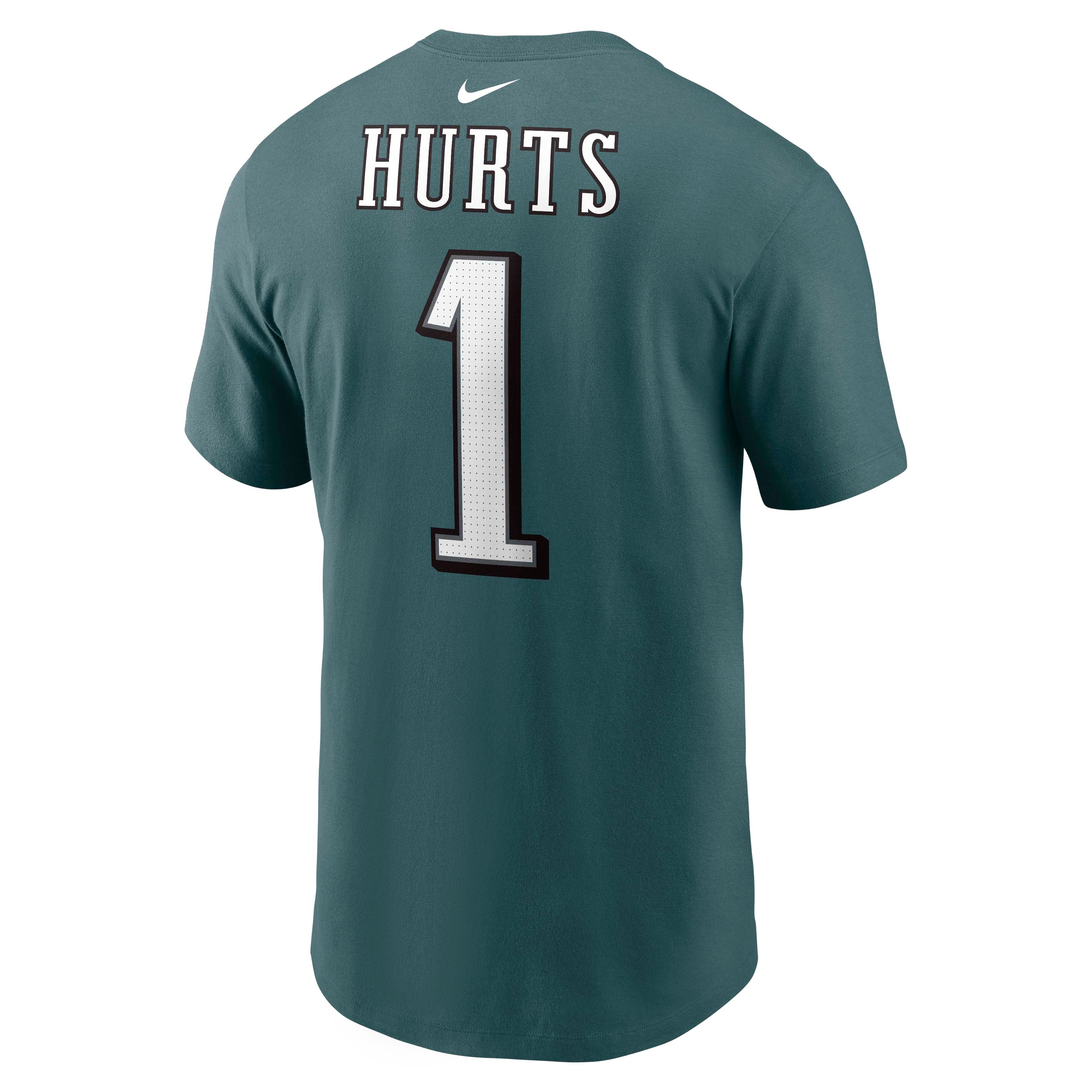 NFL Philadelphia Eagles Jalen Hurts Nike Name & Number T-Shirt - Green - Image 3
