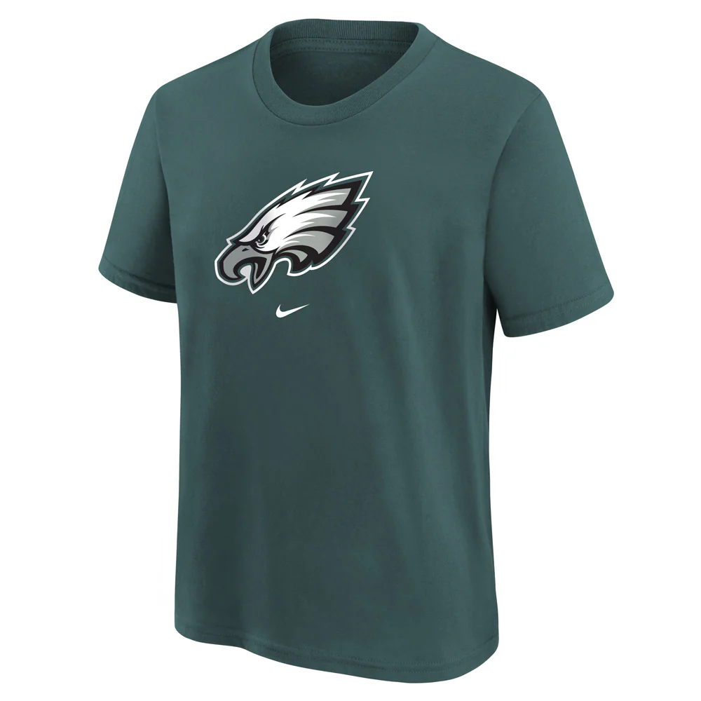 NFL Philadelphia Eagles Kids Nike Logo T-Shirt - Green - Image 2