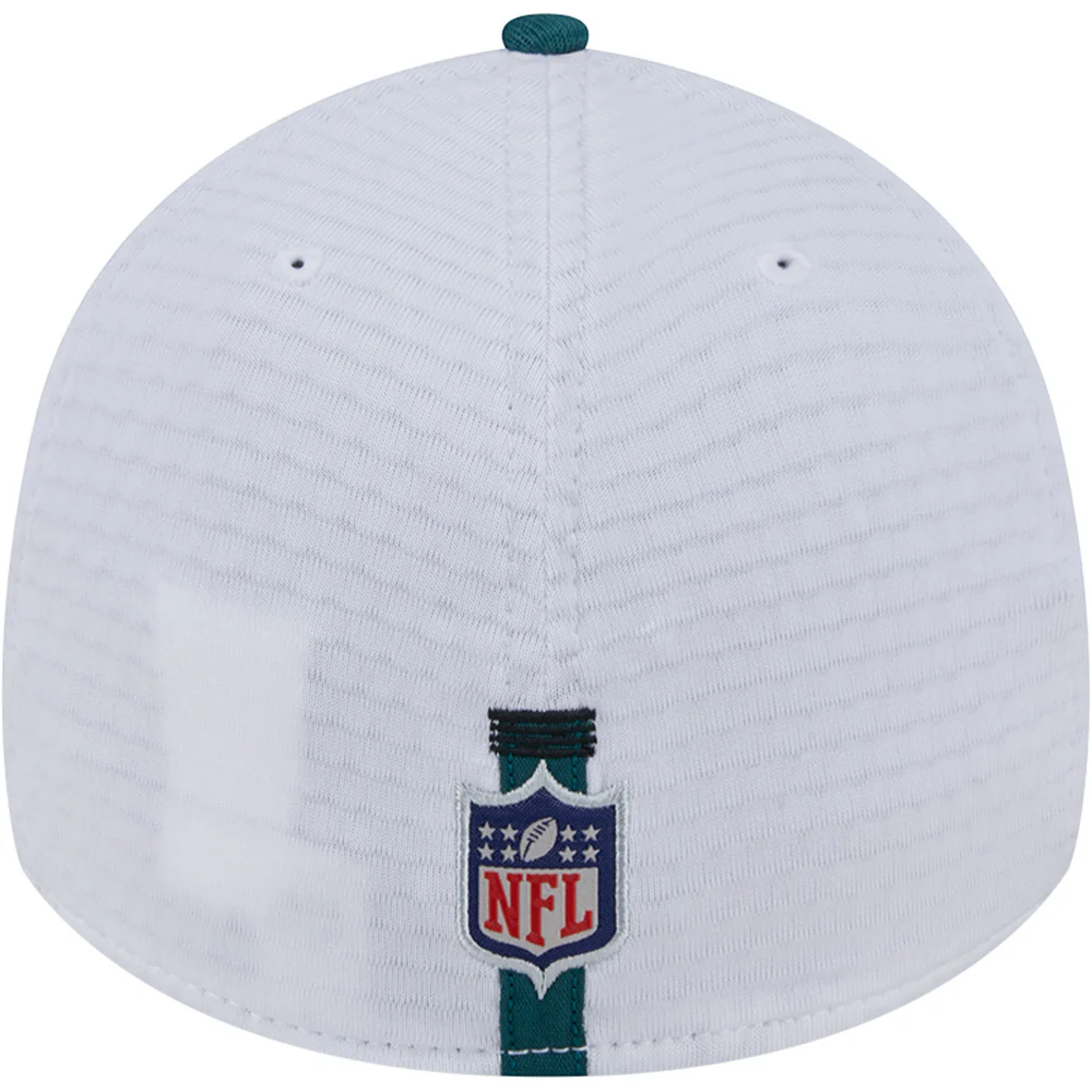 NFL Philadelphia Eagles New Era 2024 Training 39THIRTY Flex Fit Hat - White - Image 4