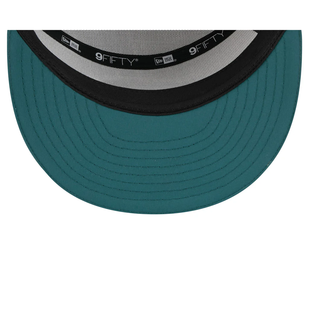 NFL Philadelphia Eagles New Era 2025 Training 9FIFTY Split Panel Snapback Hat - White - Image 5