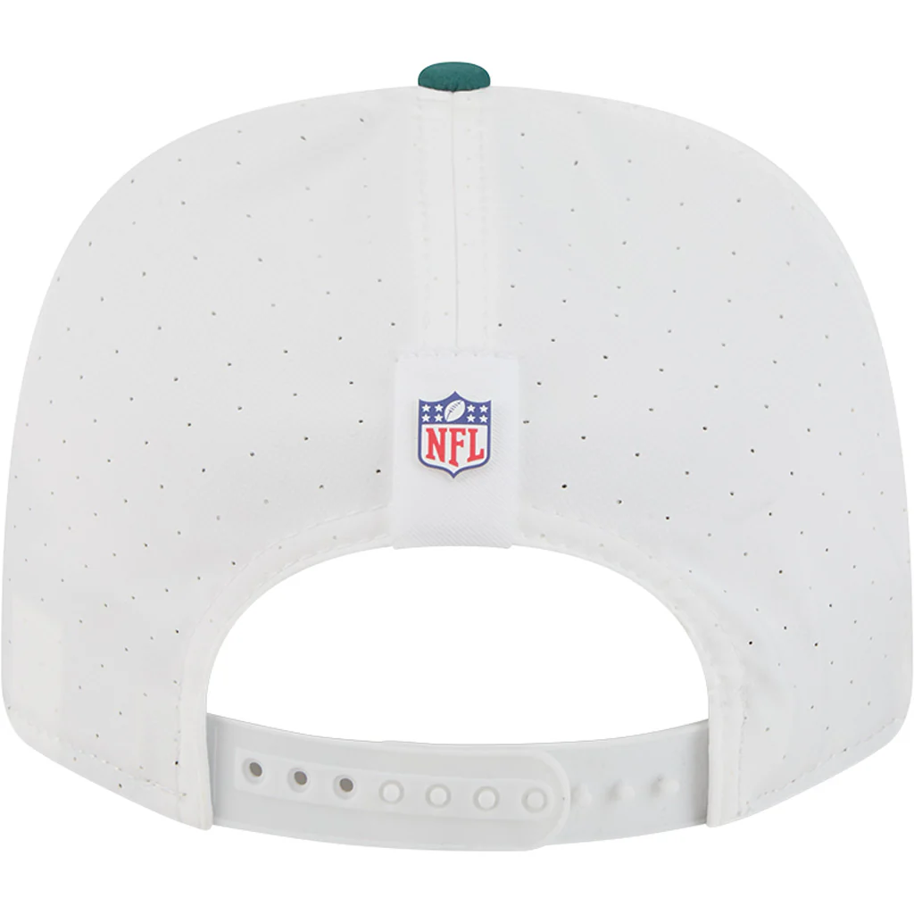 NFL Philadelphia Eagles New Era 2025 Training 9SEVENTY Stretch-Snapback Hat - White - Image 4