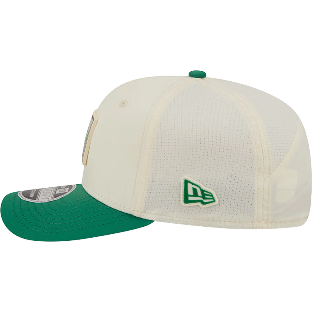 NFL Philadelphia Eagles New Era 2026 Training 9SEVENTY Stretch Snapback Hat - Cream - Image 4