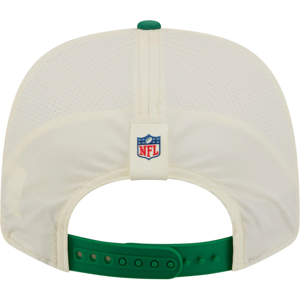 NFL Philadelphia Eagles New Era 2026 Training 9SEVENTY Stretch Snapback Hat - Cream - Image 6