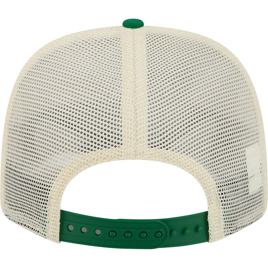 NFL Philadelphia Eagles New Era Circle 9SEVENTY Stretch-Snapback Hat - Cream - Image 4