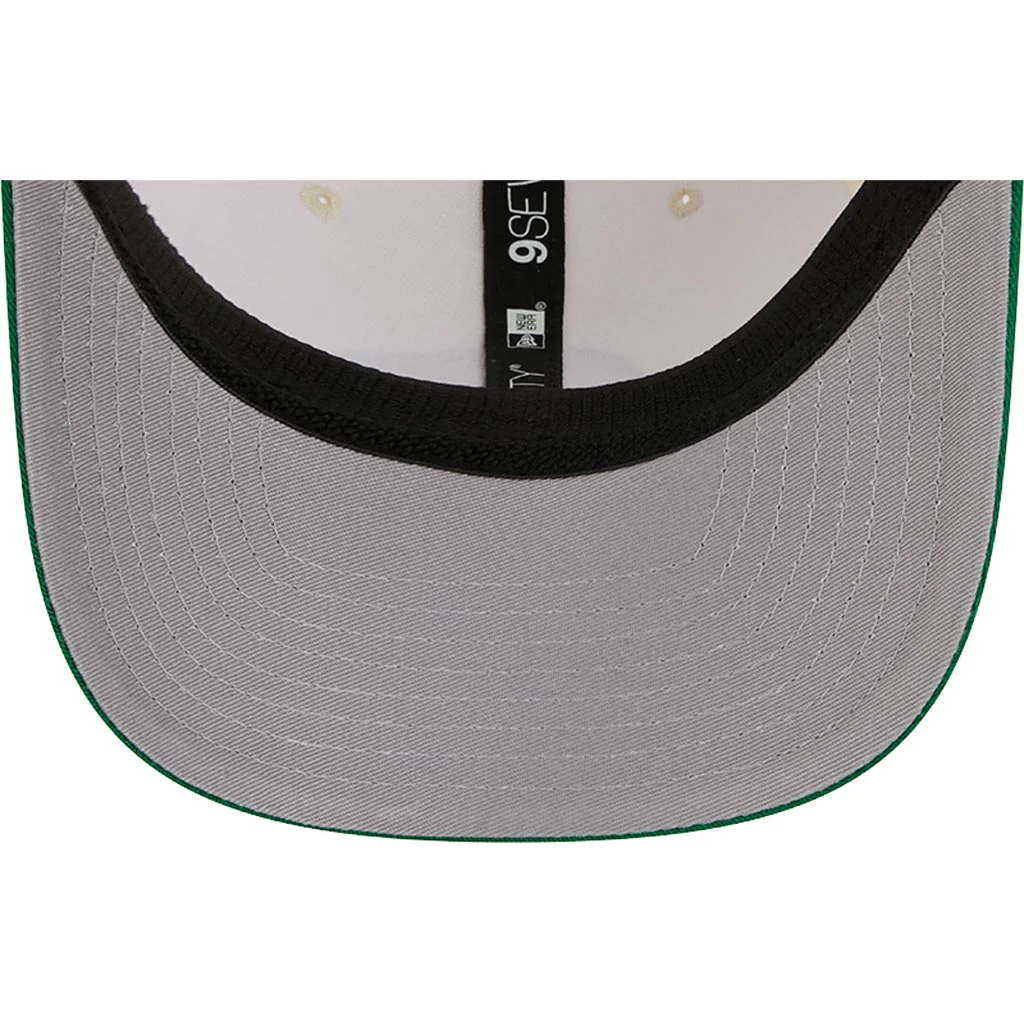 NFL Philadelphia Eagles New Era Circle 9SEVENTY Stretch-Snapback Hat - Cream - Image 5