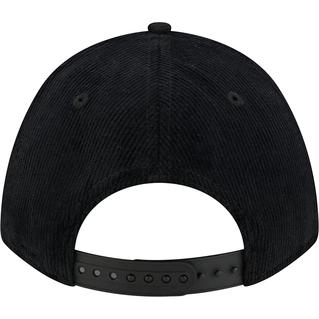 NFL Philadelphia Eagles New Era Corduroy 9FORTY A-Frame M-Crown Snapback Hat - Black - Image 4