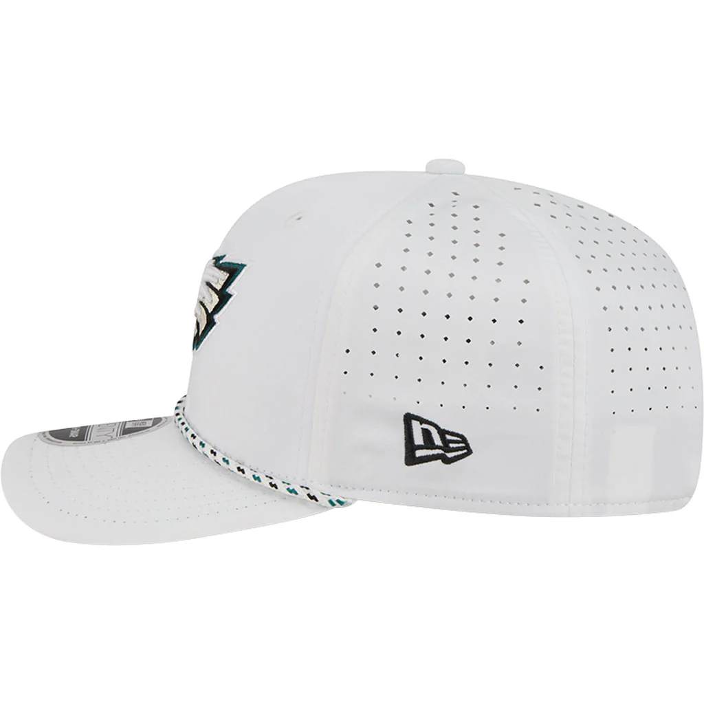 NFL Philadelphia Eagles New Era Sport 9SEVENTY Stretch Snapback Hat - White - Image 4