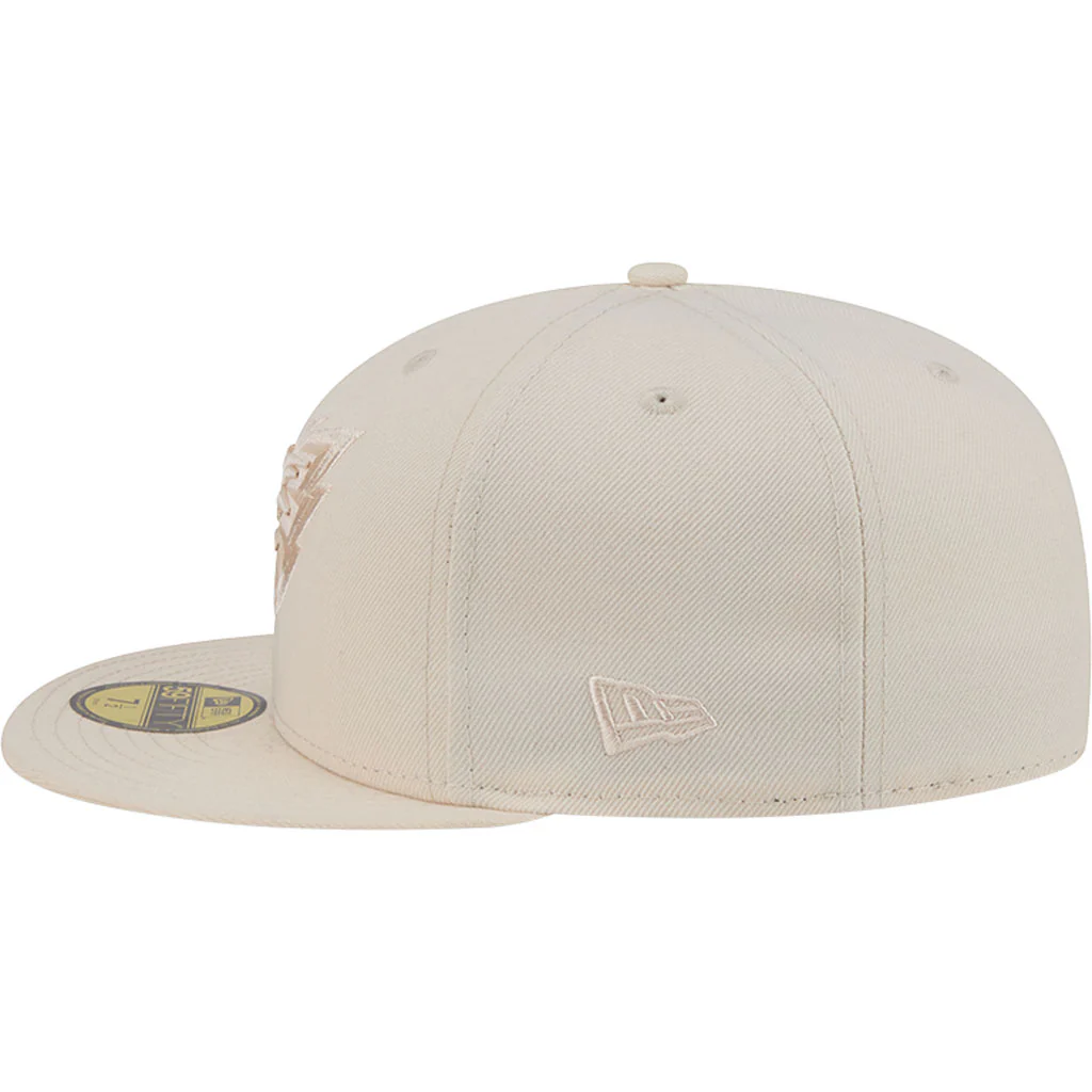 NFL Philadelphia Eagles New Era Vanilla 59FIFTY Fitted Hat - Cream - Image 4