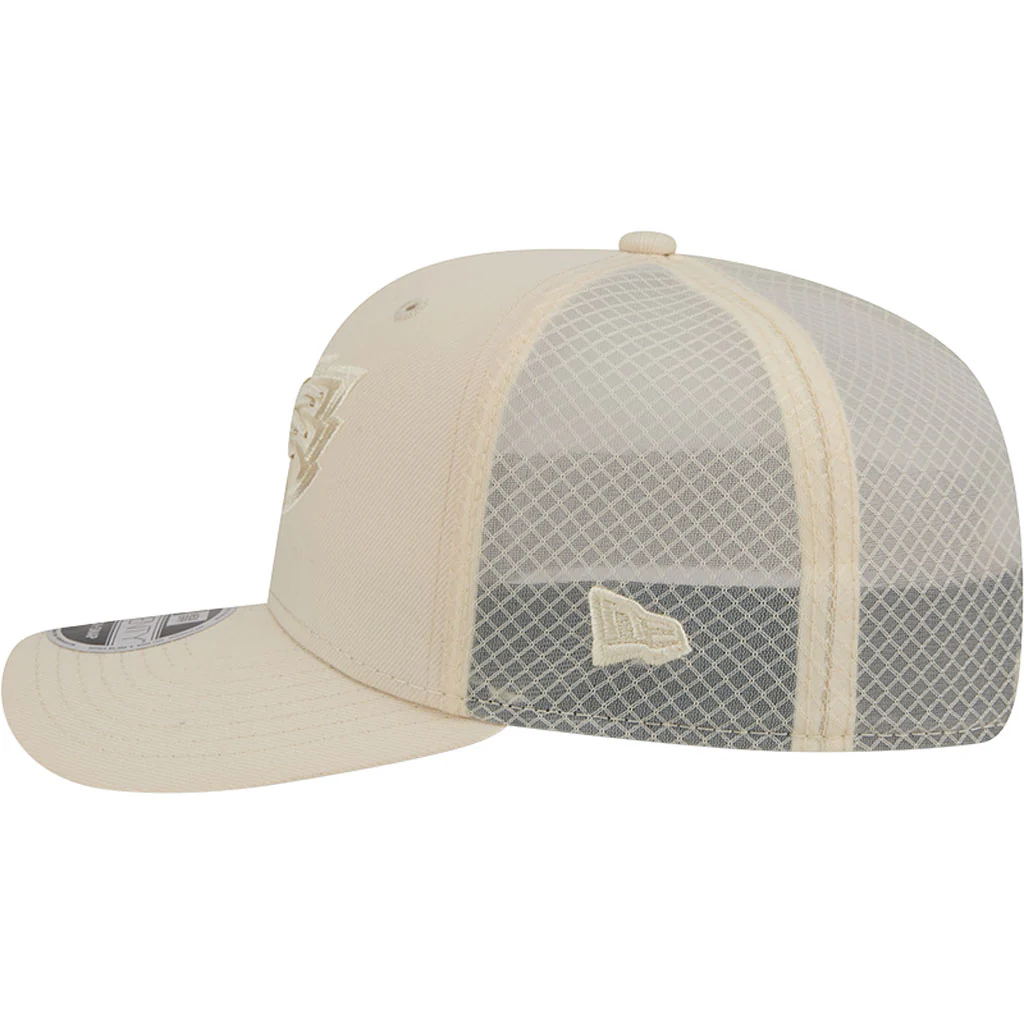 NFL Philadelphia Eagles New Era Vanilla 9SEVENTY Stretch Snap Hat - Cream - Image 4