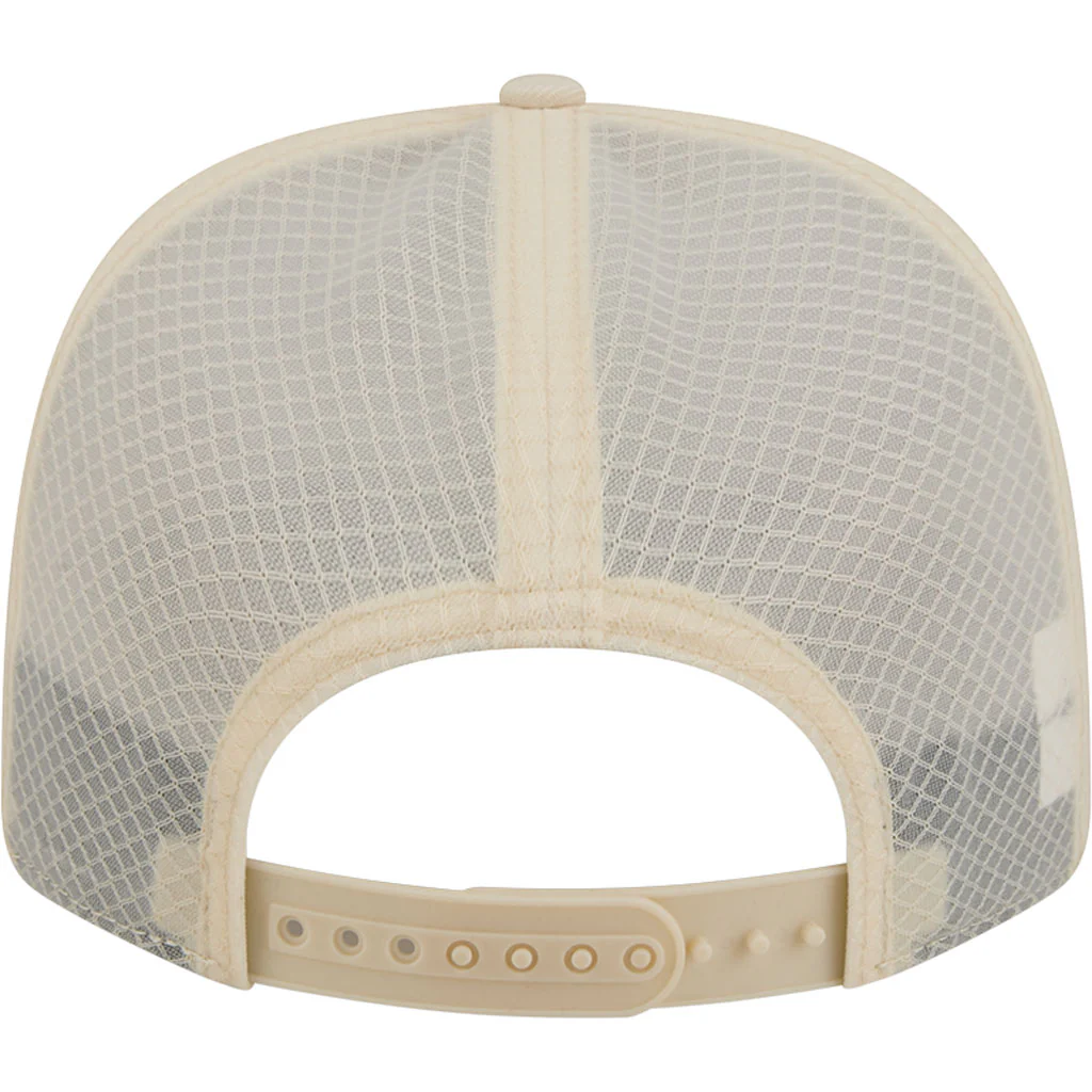 NFL Philadelphia Eagles New Era Vanilla 9SEVENTY Stretch Snap Hat - Cream - Image 6