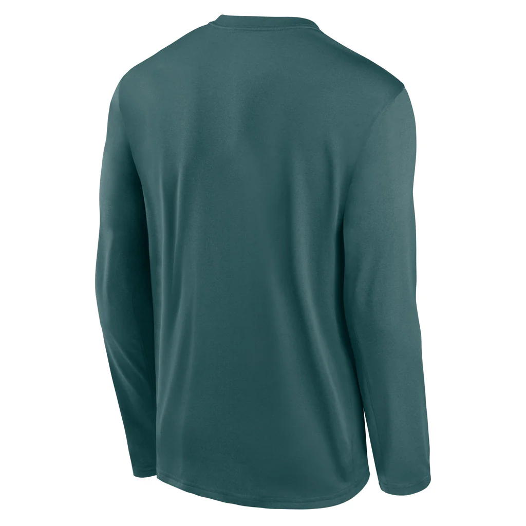 NFL Philadelphia Eagles Nike 2024 Icon Legend Long Sleeve T-Shirt - Green - Image 3