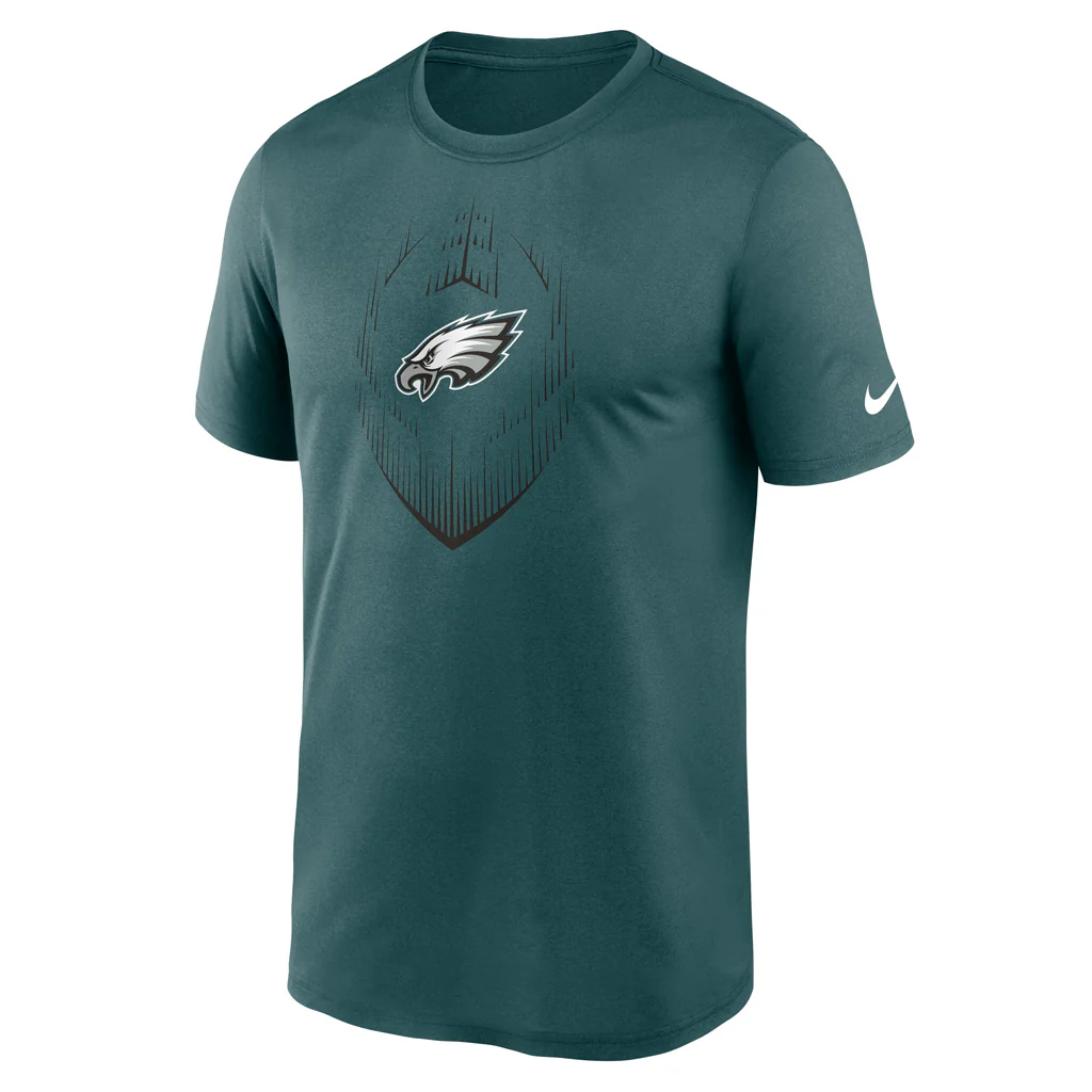 NFL Philadelphia Eagles Nike 2024 Icon Legend T-Shirt - Green - Image 2