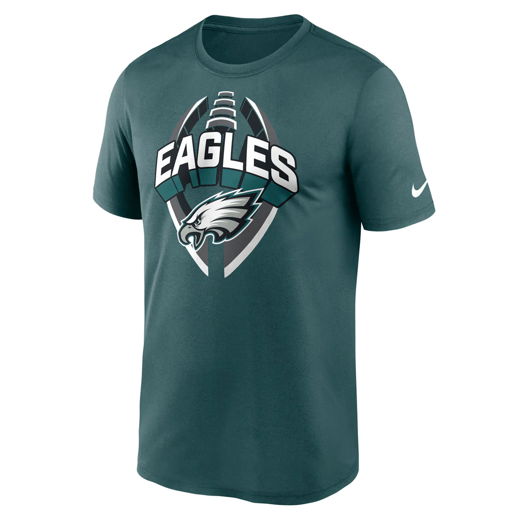 NFL Philadelphia Eagles Nike 2025 Icon Legend T-Shirt - Green - Image 2
