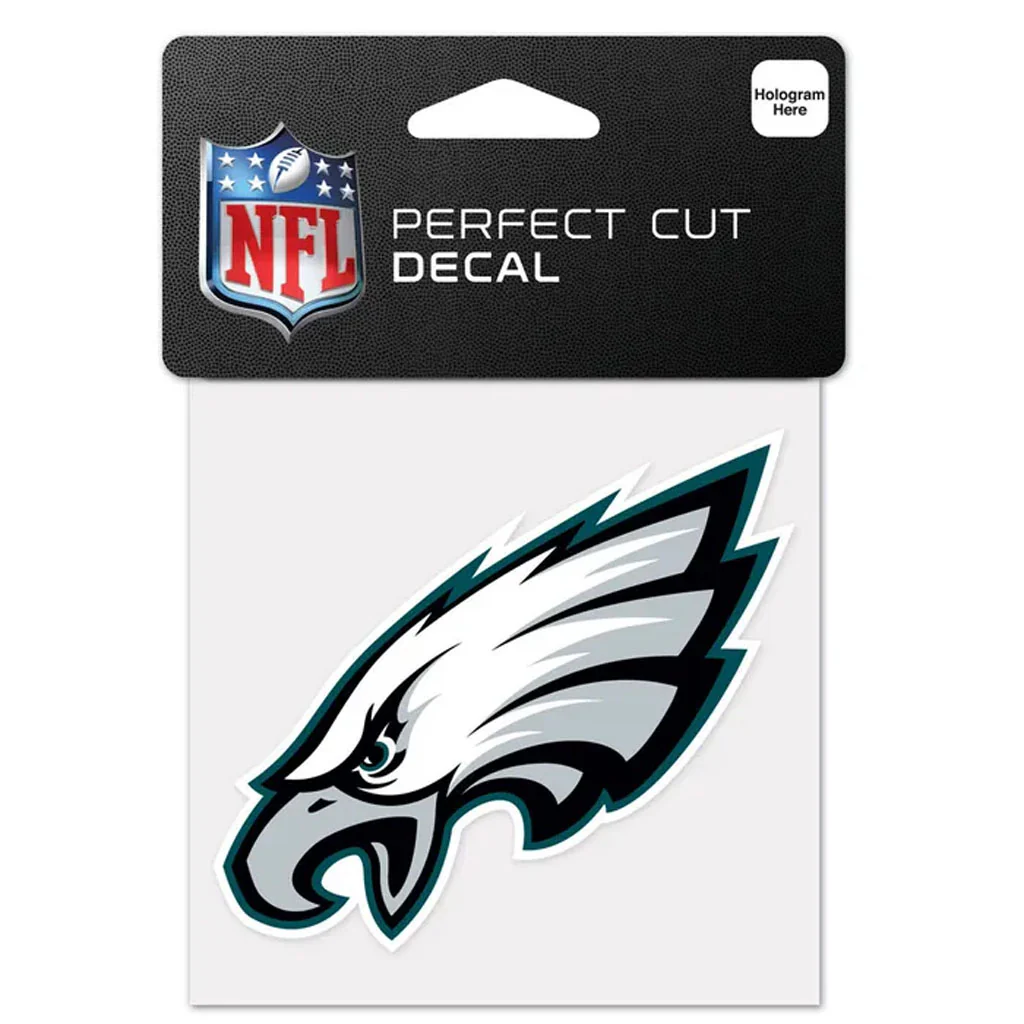 NFL Philadelphia Eagles WinCraft Primary 4x4 Perfect Cut Decal