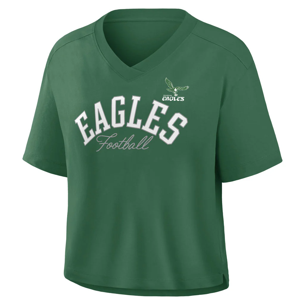 NFL Philadelphia Eagles Women's Fanatics Option Read Fashion Top - Green - Image 2