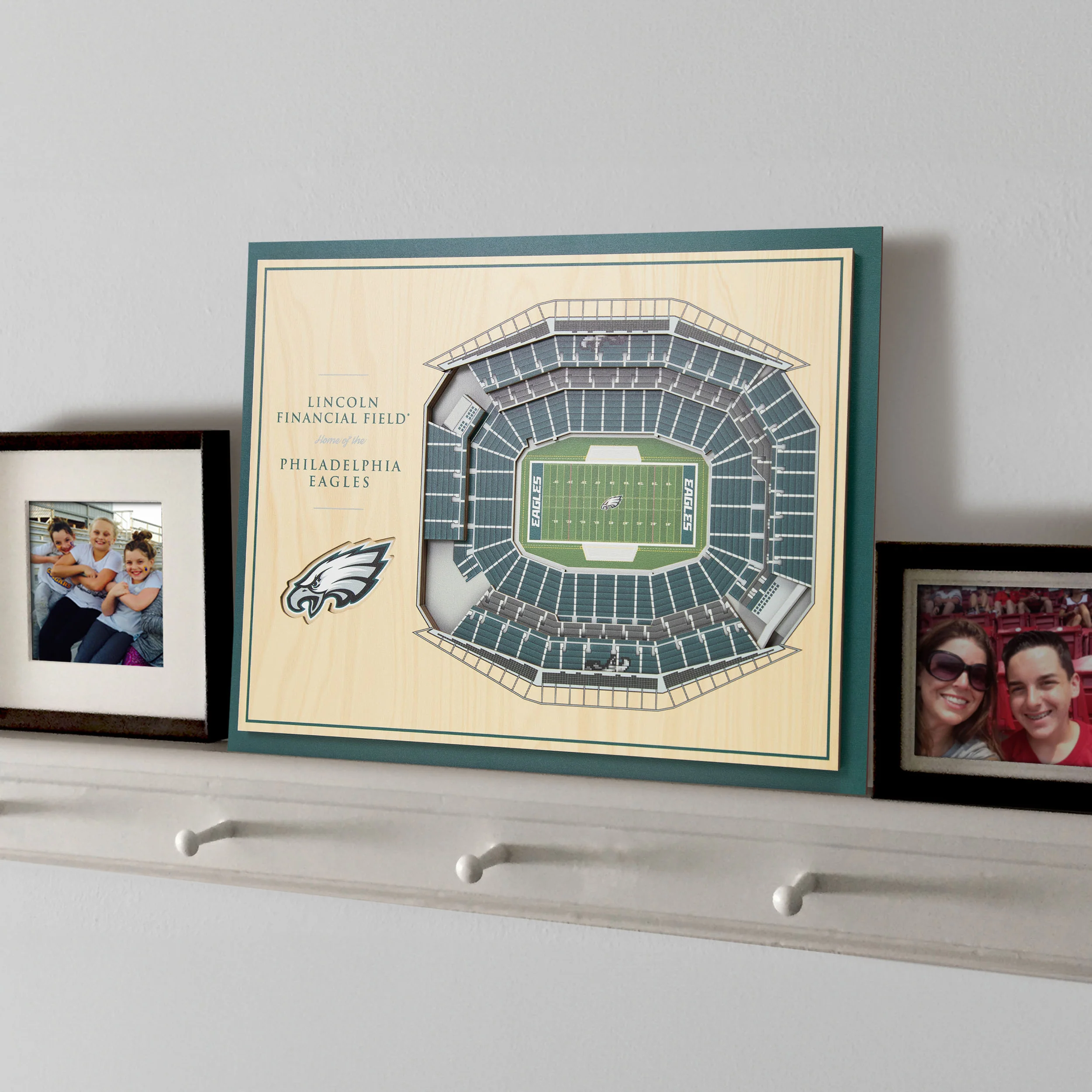 NFL Philadelphia Eagles You the fan 5-Layer Stadium View Wall Art - Image 2