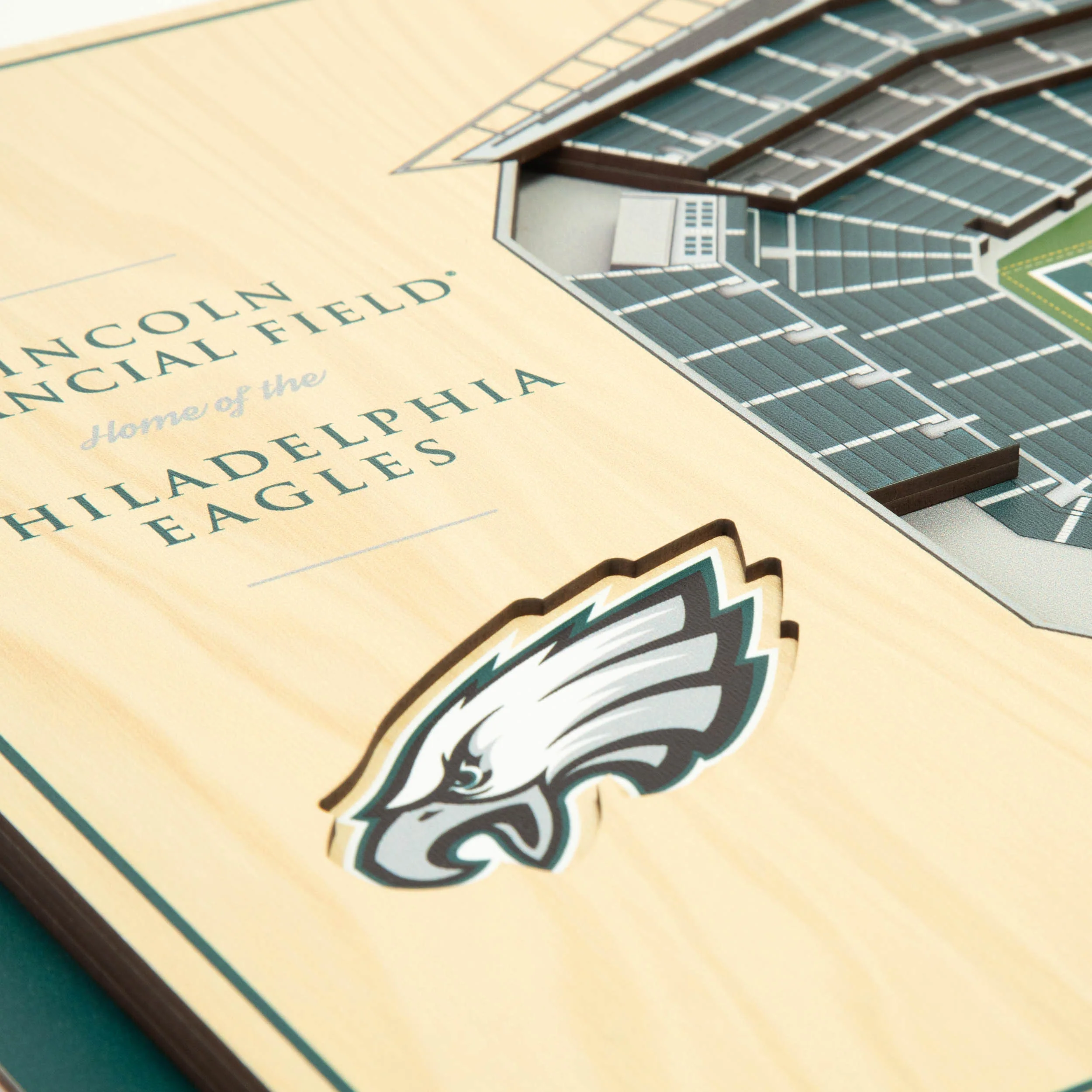 NFL Philadelphia Eagles You the fan 5-Layer Stadium View Wall Art - Image 4