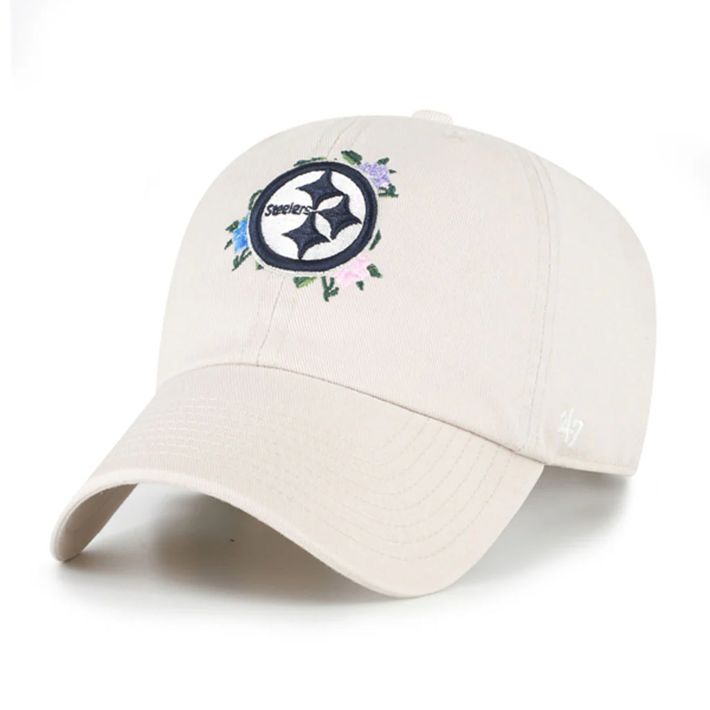 NFL Pittsburgh Steelers '47 Bryony Clean Up Adjustable Hat - Ivory