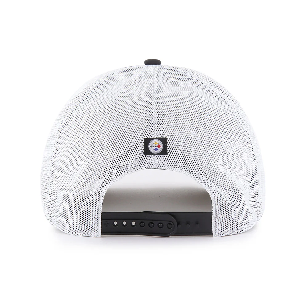 NFL Pittsburgh Steelers '47 Downburst Mesh Hitch Adjustable Hat - Black - Image 3